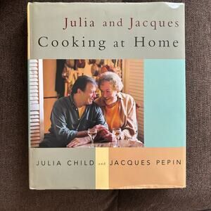 Julia and Jacques Cooking at Home 1st Ed  Julia Childs Cook Book